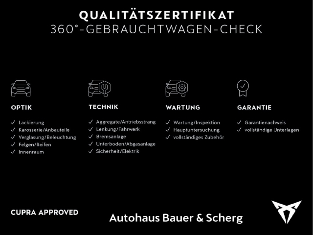 Cupra Terramar 1.5eTSI DSG HEADUP MATRIXLED ACC EL.HECKKLAPPE KESSY L DRIVEPAKET TRAVELASSIST AHK VORB.